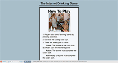 Desktop Screenshot of internetdrinkinggame.com